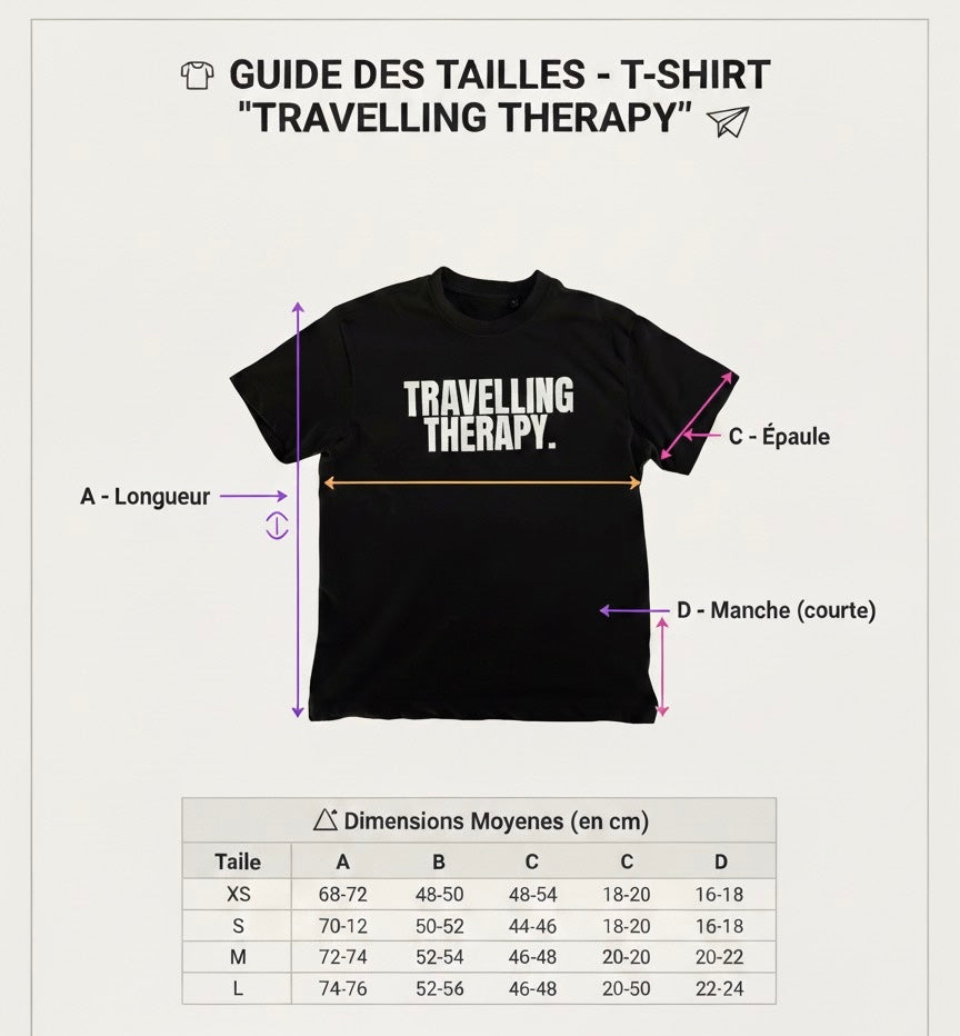 Teeshirt Travelling Therapy